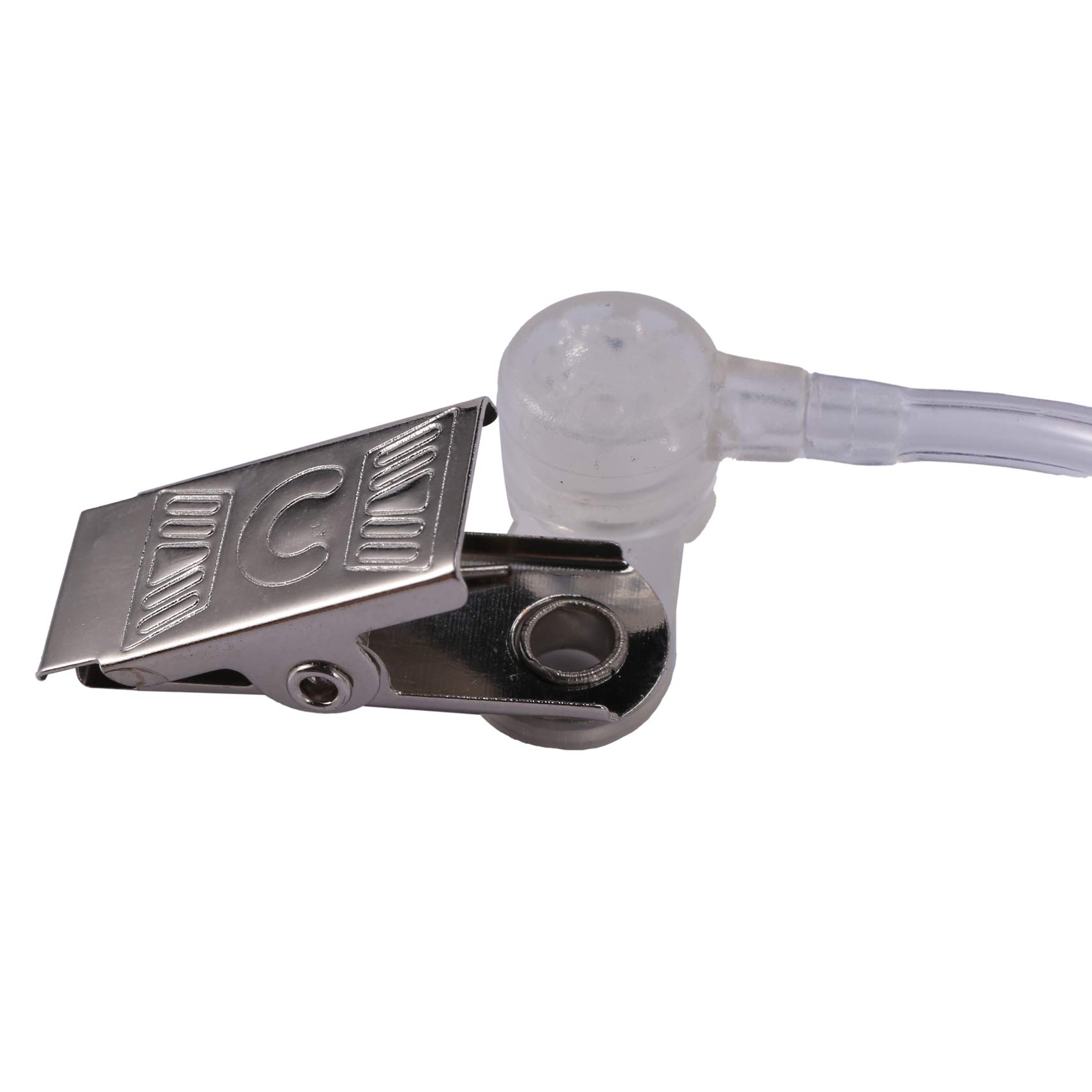 2 Pin Covert Acoustic Tube Microphone Headset for Walkie Talkie Radio - Invisible Earpiece for Security, Surveillance & Discreet Communication