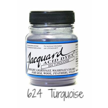 Premium Jacquard Acid Dyes - 1/2 oz (14g) Vibrant Fabric Dye for Silk, Wool & Nylon - Professional Textile Coloring for DIY, Tie-Dye & Fiber Arts Projects