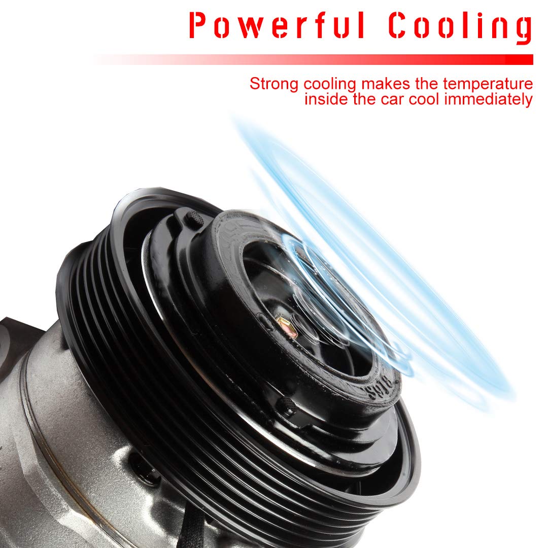 AC Compressor for Chrysler 300 & Dodge Charger 2.7L/3.5L 2006-2010 - Car Air Conditioning Replacement