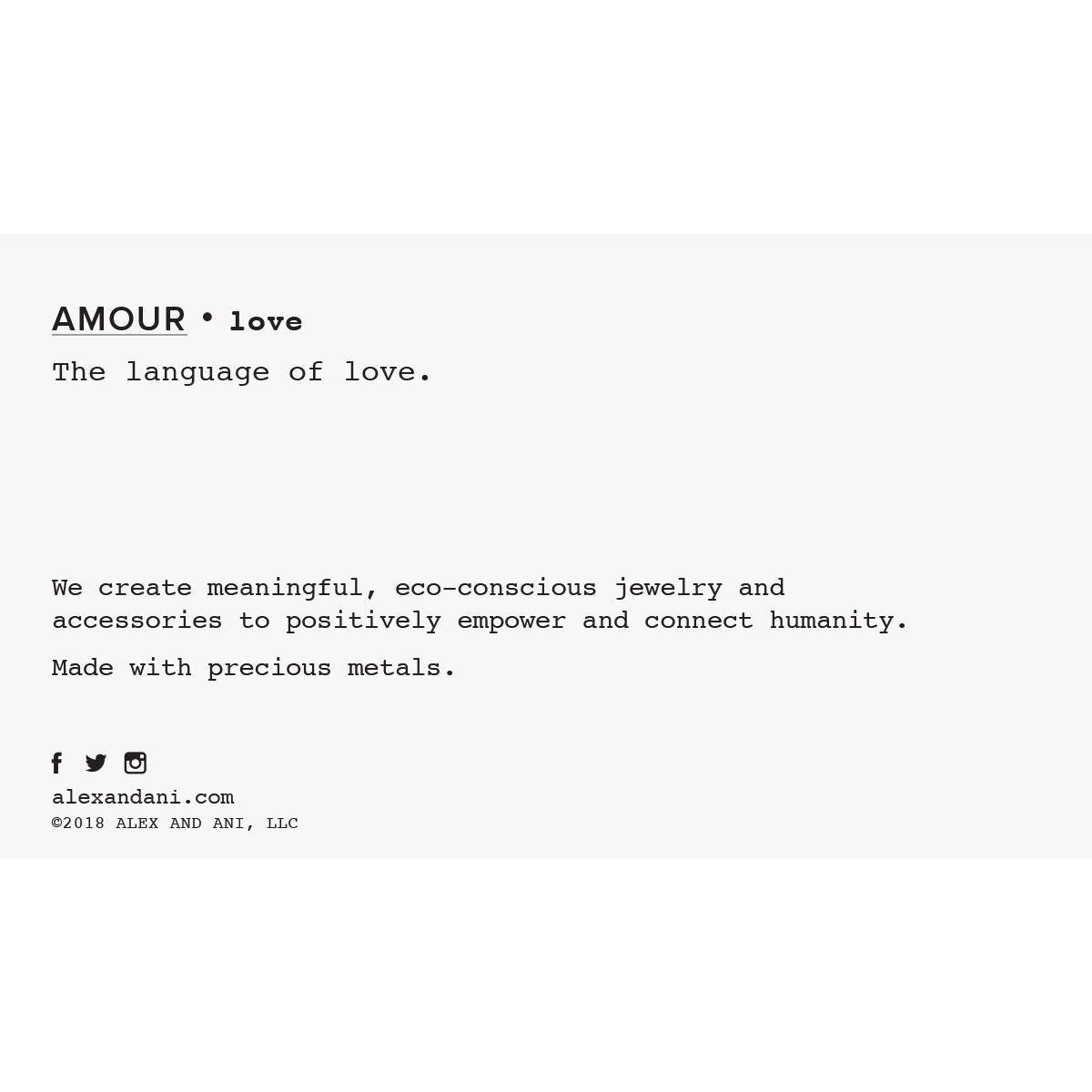 Amour Necklace for Women - Elegant Love Heart Pendant Jewelry Gift for Her - Perfect for Valentine's Day, Anniversary & Romantic Occasions
