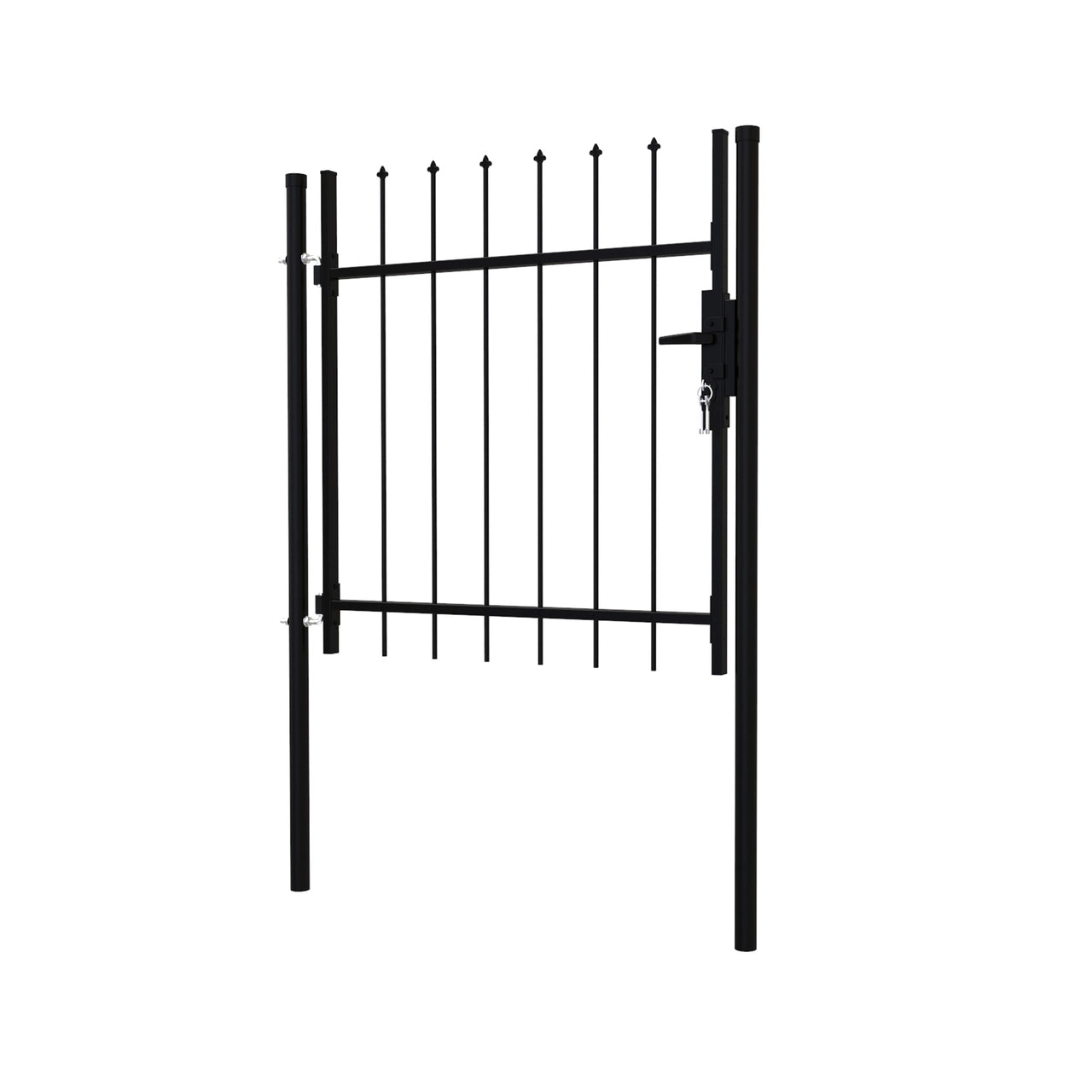 Aleko DIY Steel Pedestrian Gate Kit - ATHENS Style 3x5 Feet - Durable & Easy Installation for Backyard, Garden, and Driveway Security