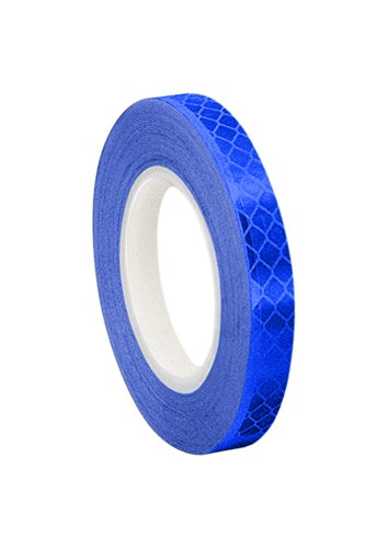 3M 3435 Blue Reflective Tape Roll - 2.83 Inch x 150 Feet Engineer Grade Adhesive Tape for Road Signs, Safety Marking & Non-Critical Applications | High Visibility Reflective Tape for Parking Lots, Construction Zones & Warehouse Floor Marking