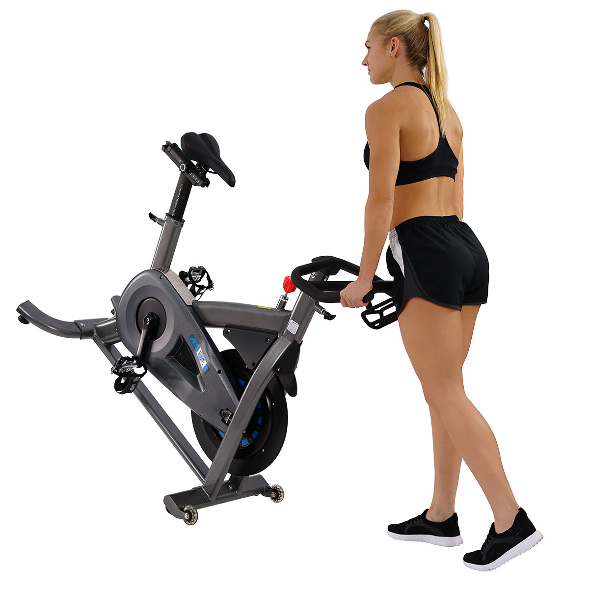 Premium Magnetic Chain Drive Turbo Commercial Indoor Cycling Bike - Heavy Duty Exercise Bike for Home & Gym Workouts - Perfect for Cardio, Endurance Training & Spin Classes