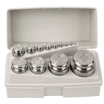 Precision Class 7 1000g-10mg Stainless Steel Calibration Weight Set with NIST Traceable Certificate - Perfect for Lab Scales, Jewelry Scales & Analytical Balances