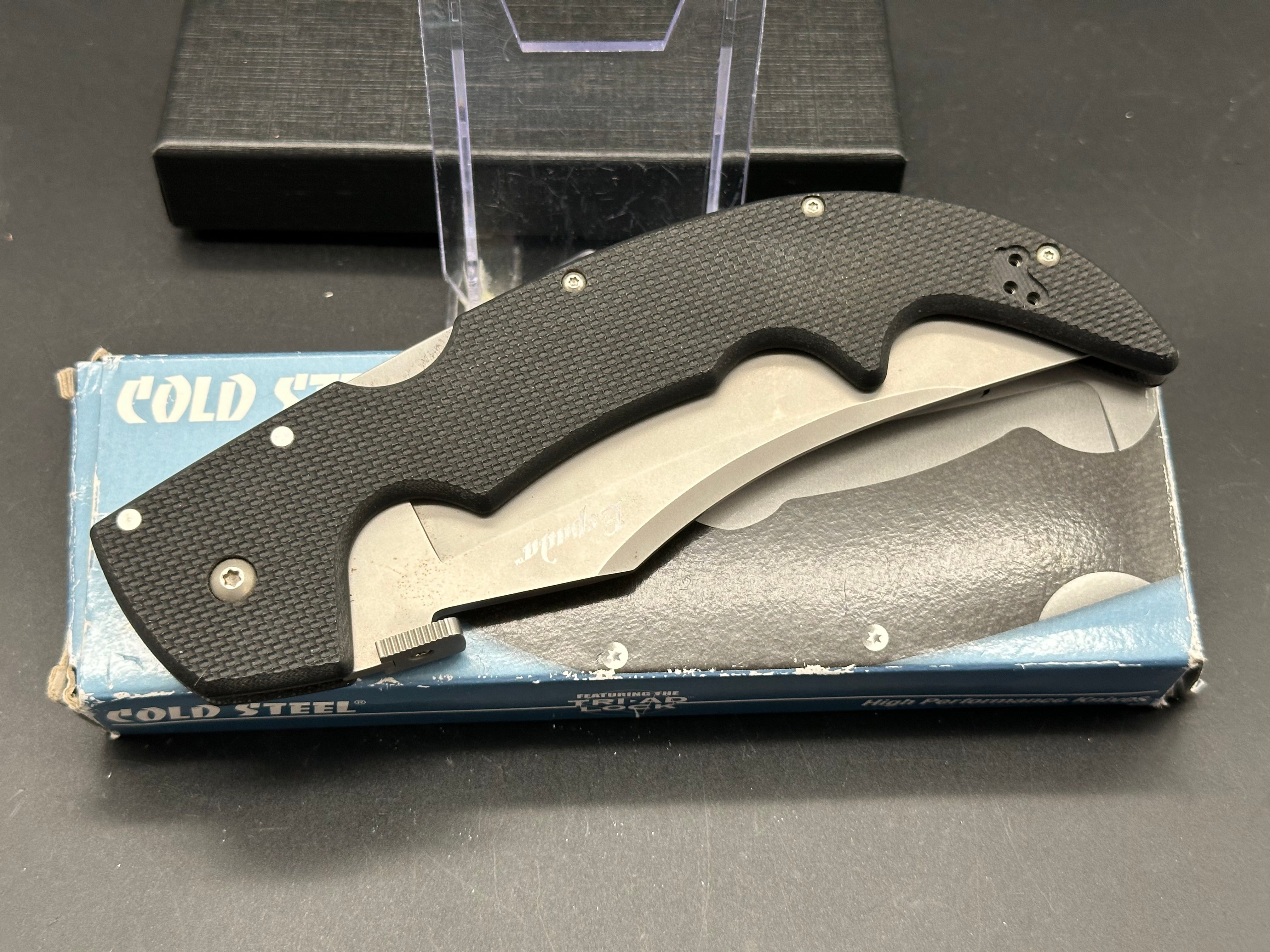 Cold Steel Espada Large Lockback Knife - G10 Handle, 5.5