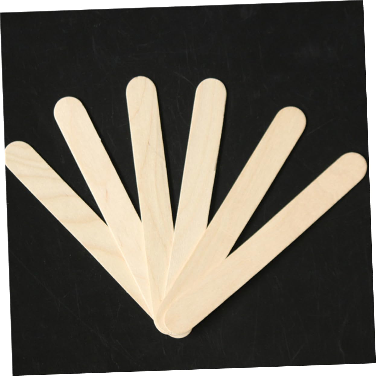 100pcs Wooden Waxing Spatulas - Wax Sticks for Hair Removal, Eyebrow Shaping & Facial Waxing - Reusable Wax Applicators for Salon & Home Use - Perfect for DIY Beauty, Spa & Professional Waxing Treatments