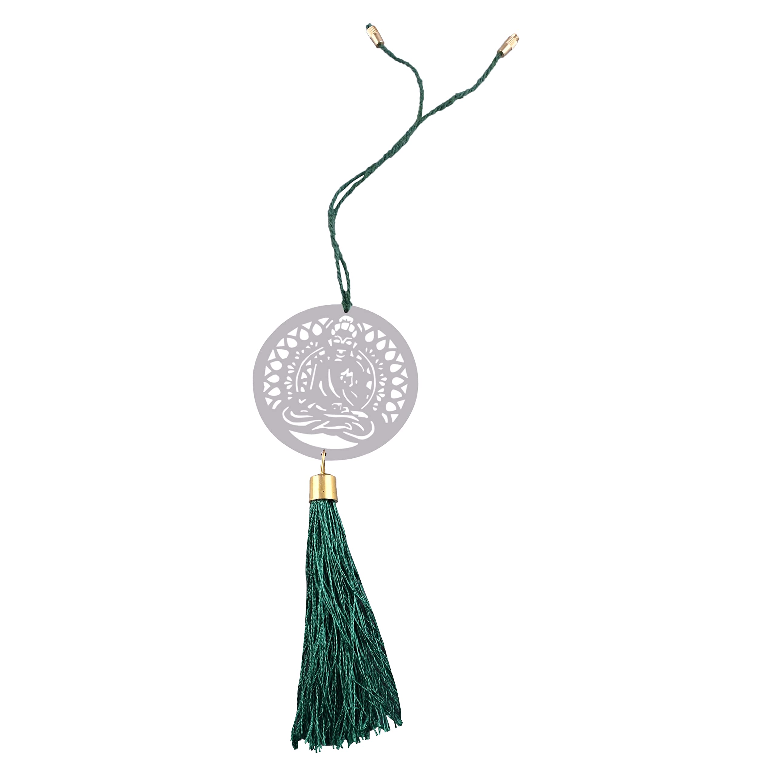 Diollo Traditional Brass Car Charms Pendant - Divine Blessings & Safety Accessories for Car Decor | Perfect for Gifts, Dashboard Decoration & Vehicle Protection