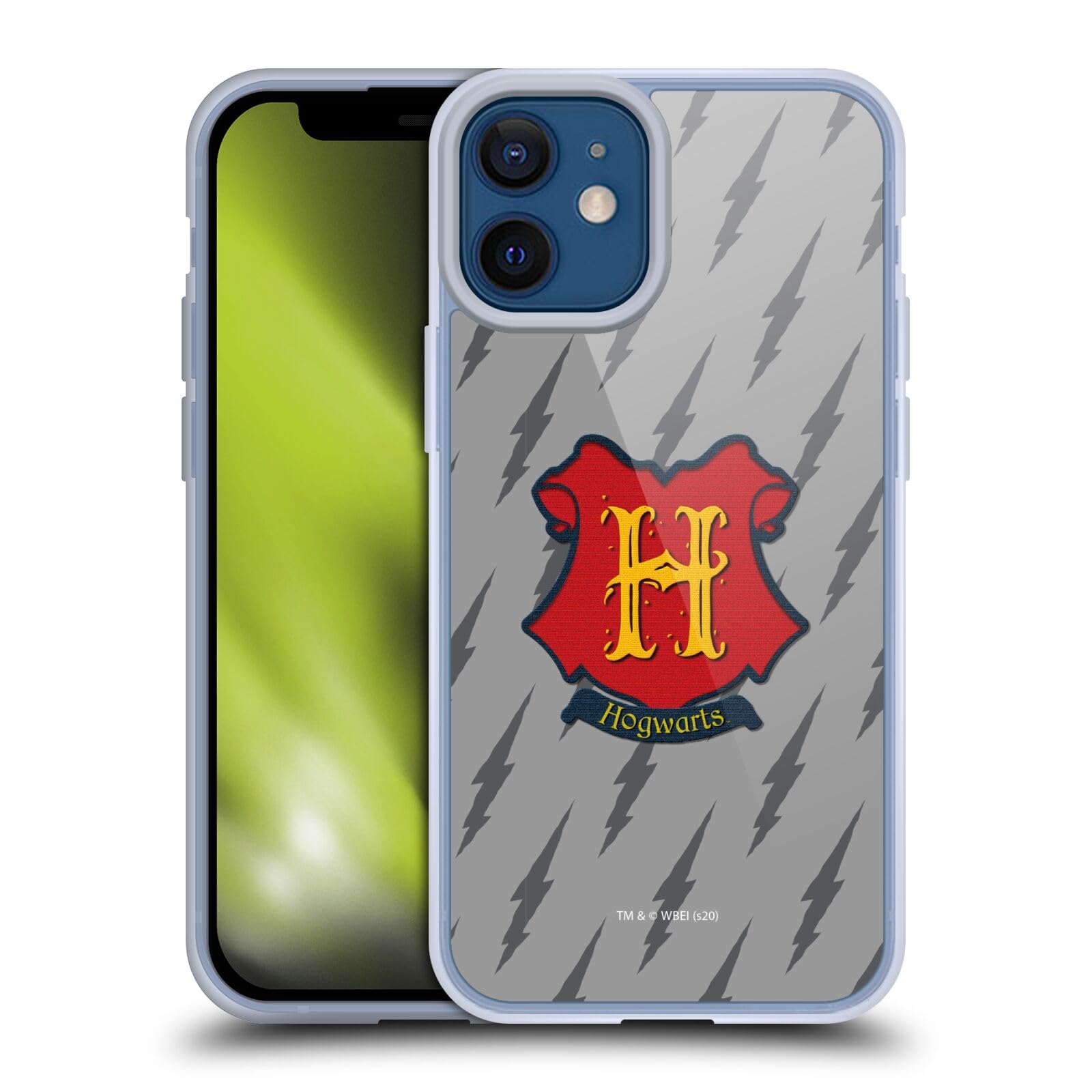 Harry Potter Hogwarts Deathly Hallows iPhone 12 Mini Case | Officially Licensed Soft Gel Cover by Head Case Designs | Perfect for Fans & Daily Protection
