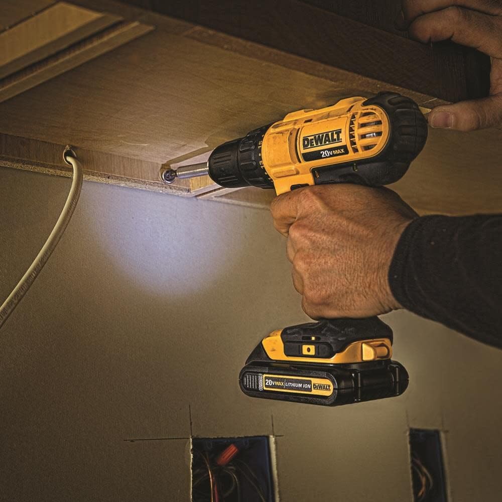 DEWALT 20V Max Cordless Drill/Driver Kit with 2 Batteries & Charger (DCD771C2) - Perfect for DIY Projects, Home Repairs & Professional Construction Work