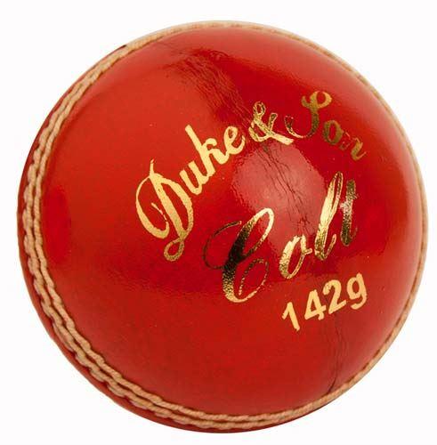 Dukes Colt Junior Cricket Ball - Official Size & Weight for Youth Cricket Training & Matches - Perfect for Kids, Schools, and Junior Cricket Clubs