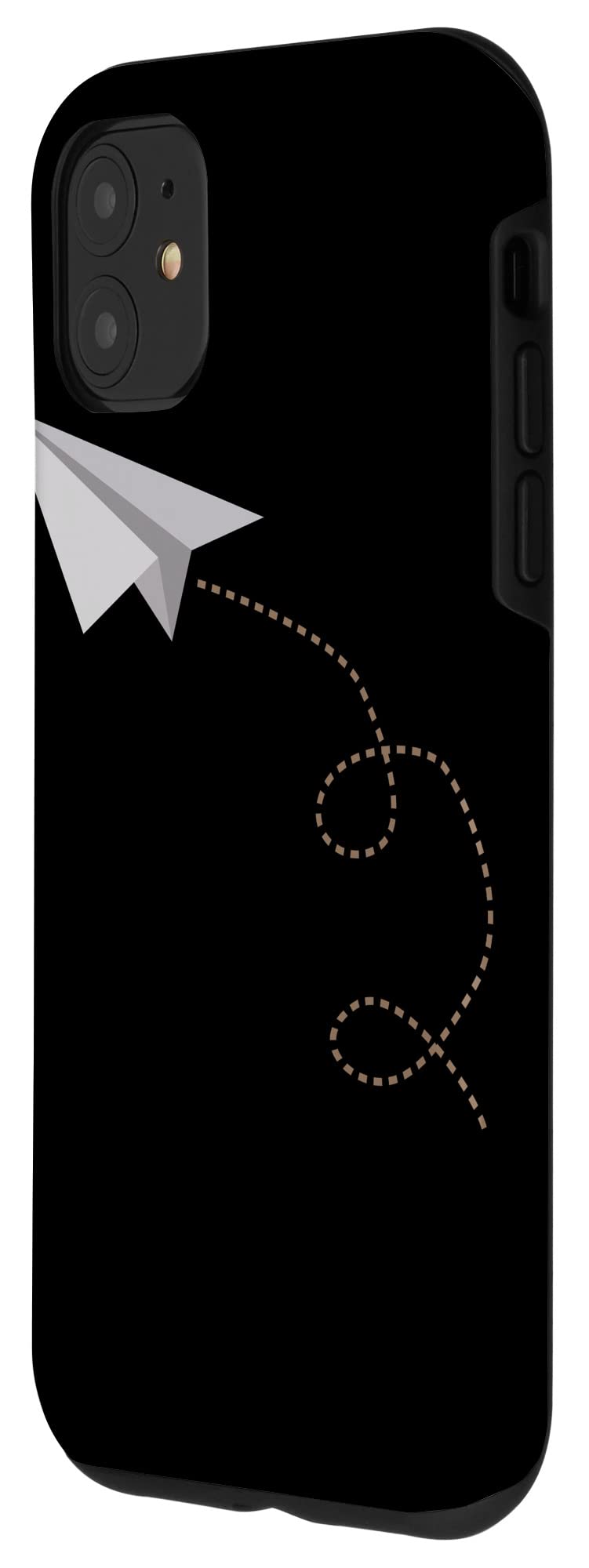 iPhone 11 Case with Paper Airplane Design - Cool Gift for Pilots & Students