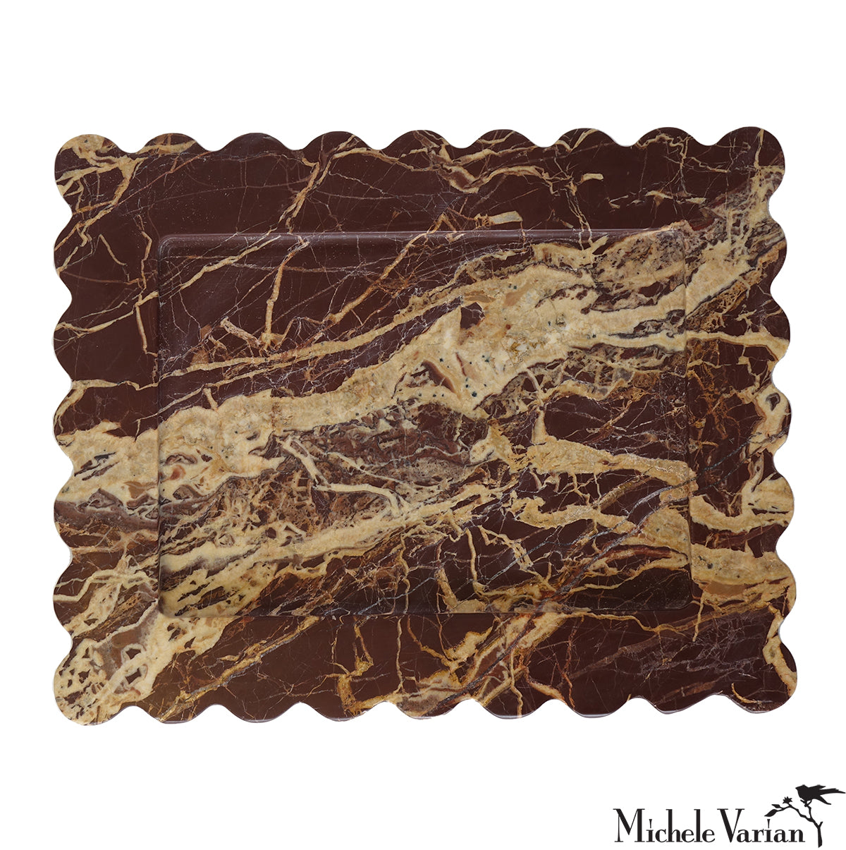 Premium 810 Tray in Cherry Gold - Elegant Serving Tray for Dining, Entertaining & Home Decor | Perfect for Parties, Weddings & Gifts