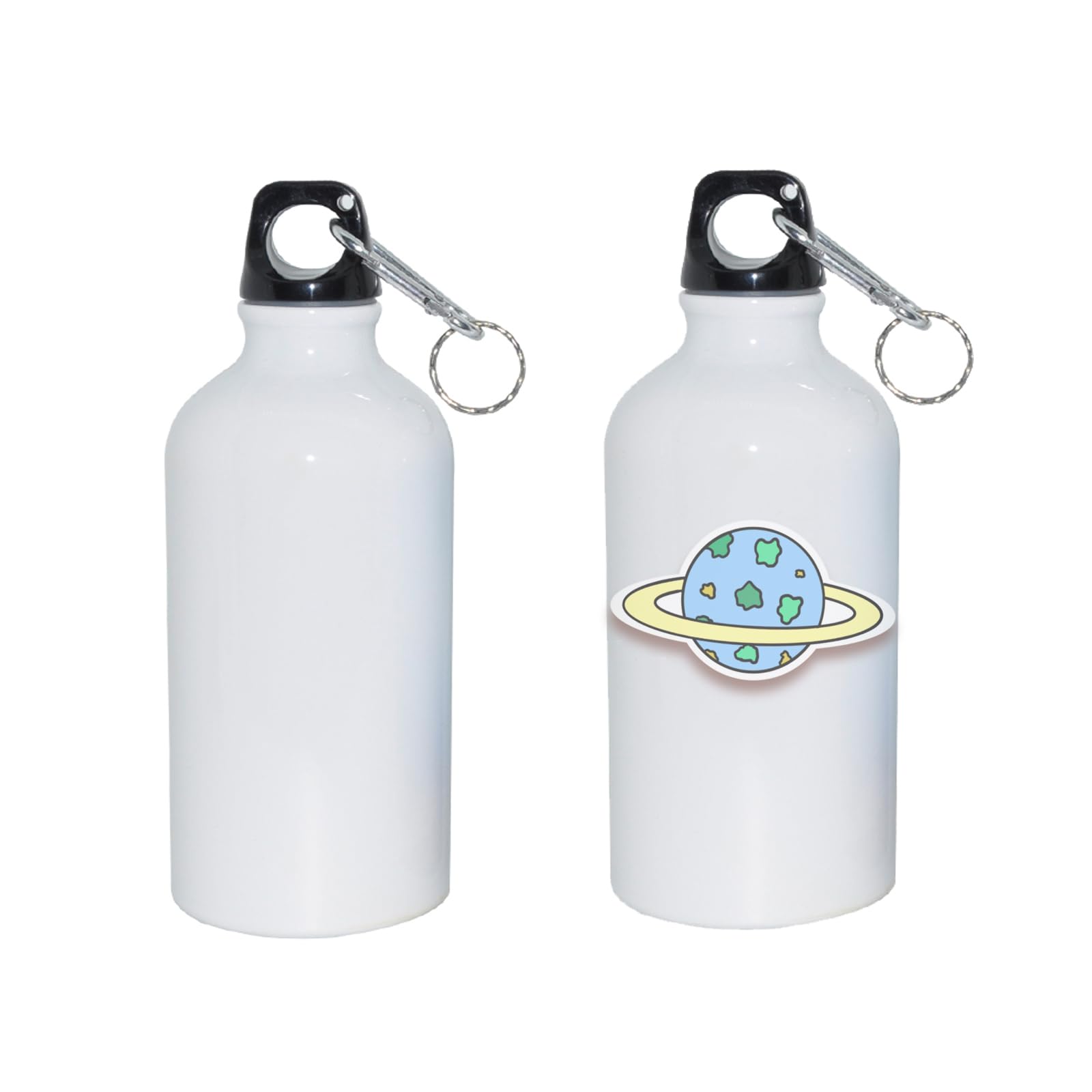 TECHTONGDA 50-Pack 600ml Sublimation Aluminum Water Bottles - Blank Coated Sports Water Bottles with Safety Lock & 2 Rolls Heat Tape - Perfect for Sublimation Heat Press Transfer Printing, Gym, Hiking, Camping & Outdoor Activities