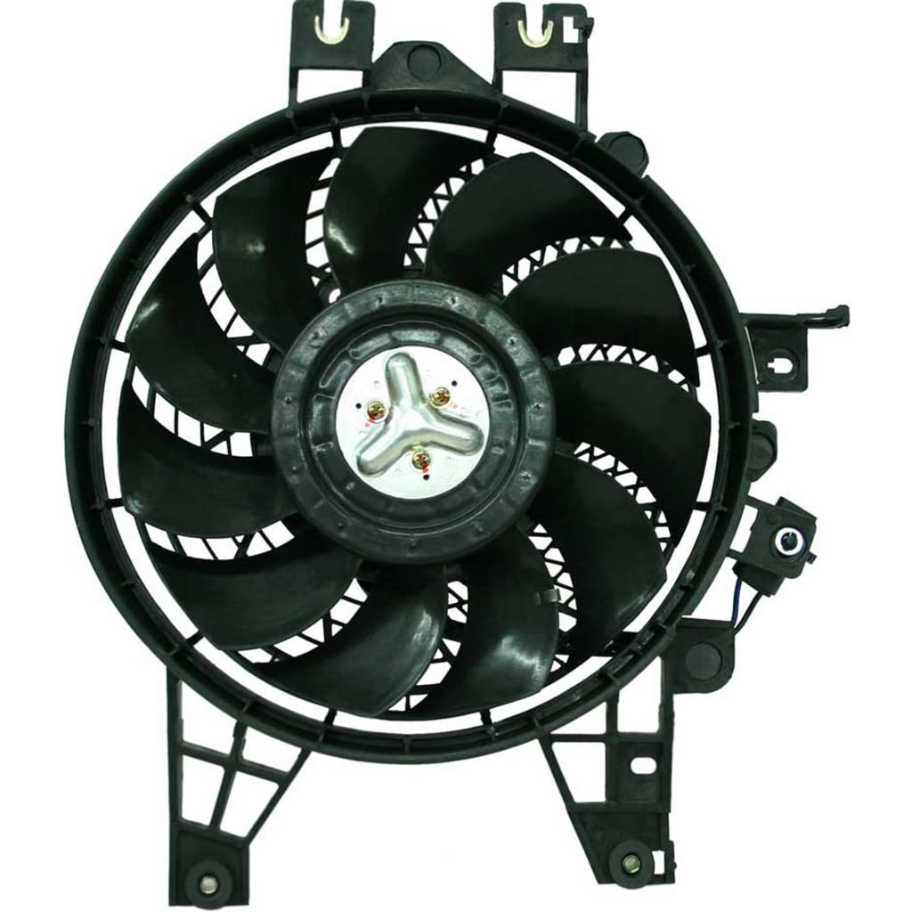 Toyota Sequoia AC Condenser Fan Assembly 2001-2006 | Compatible with 4.7L V8 Models TO3113114, 88550-34010, 88453-0C010, 88454-0C011 | Replacement Cooling Fan for AC System | Perfect for Summer Driving & Off-Road Adventures