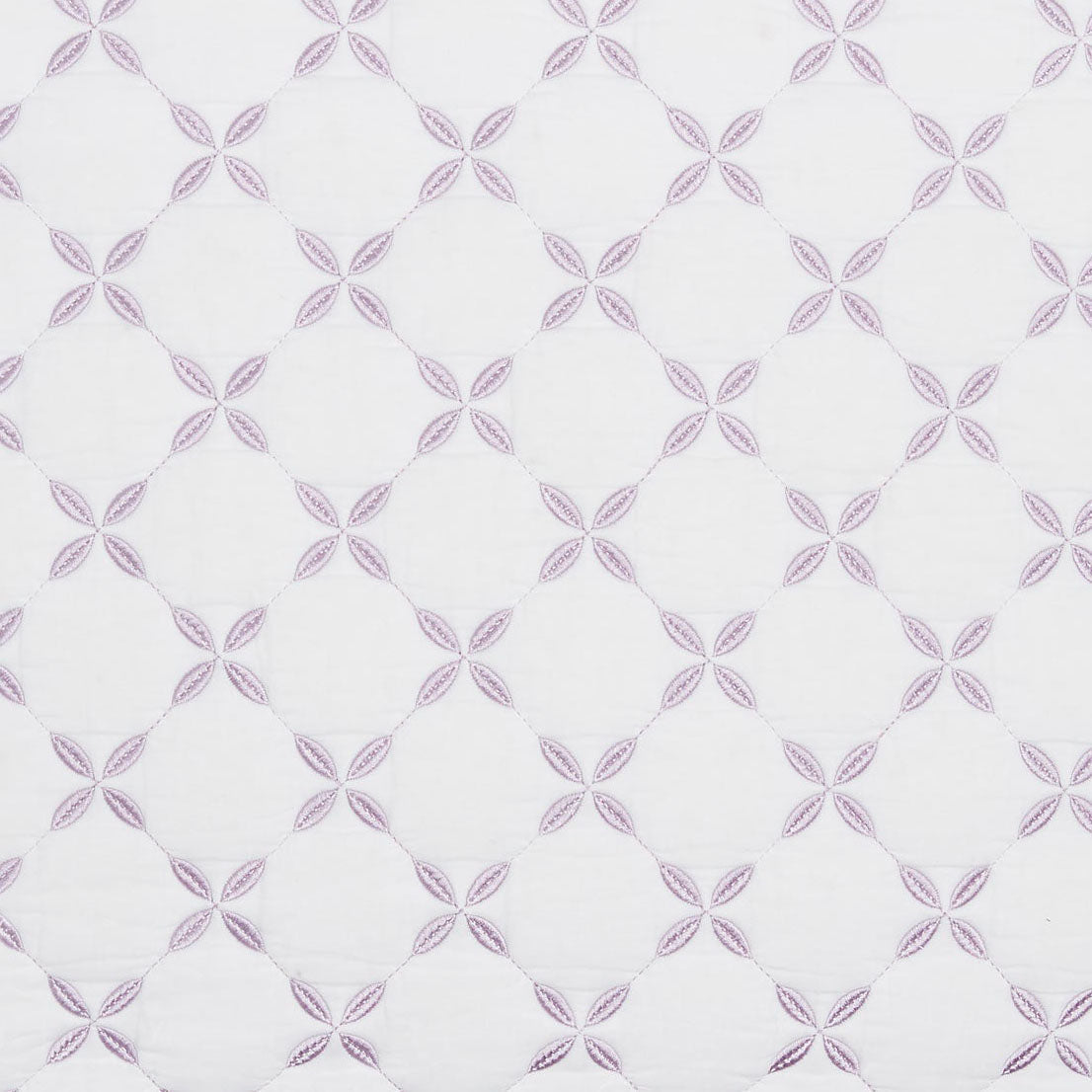 Layla Lavender Quilt Swatch - Soft Floral Patterned Bedding Fabric Sample for DIY Quilting, Home Decor & Craft Projects | Perfect for Patchwork, Scrapbooking & Sewing Projects