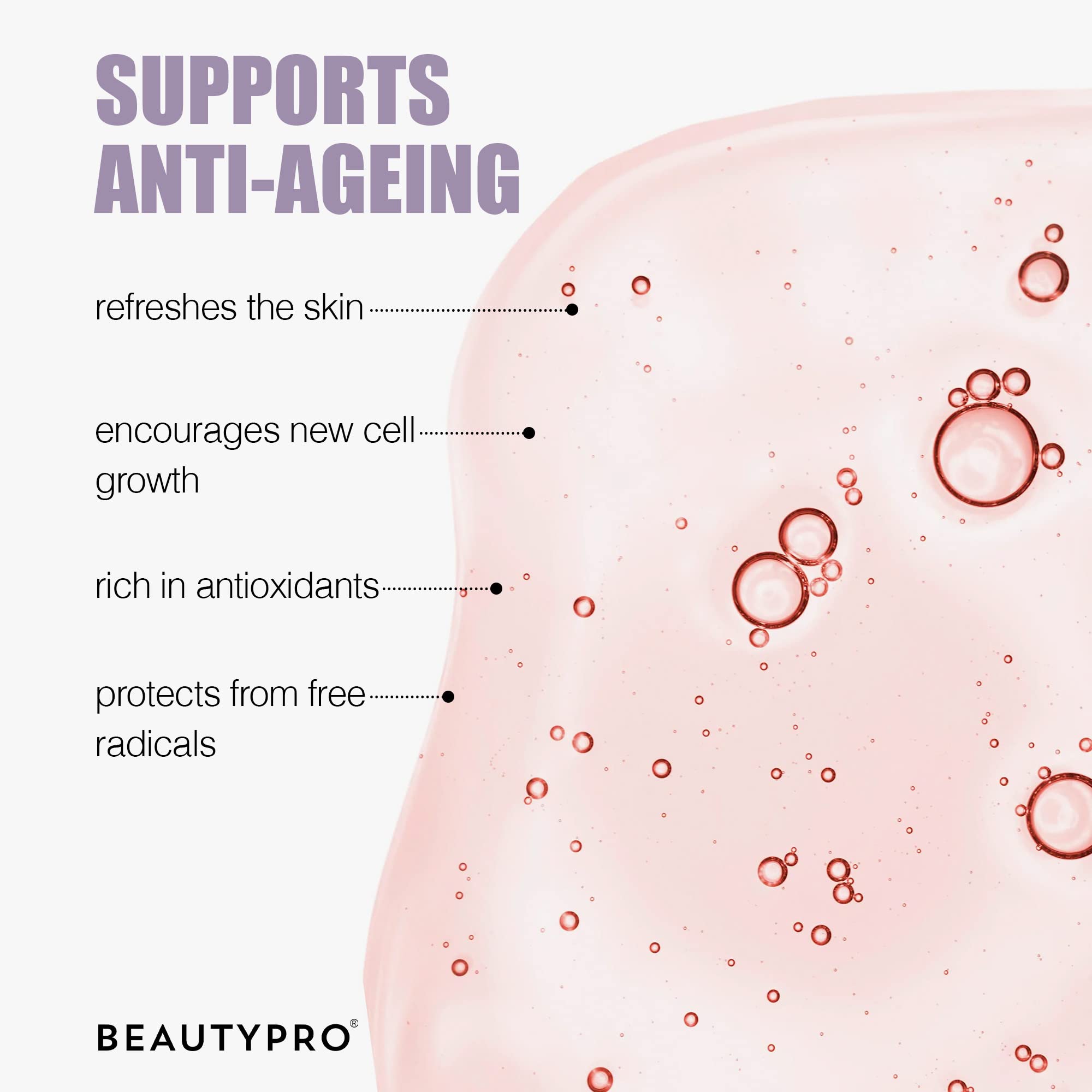 BEAUTYPRO Anti-Aging Hand Serum - 100% Natural Vegan Moisturizing Cream for Dry, Cracked Hands - Hydrating Plant-Based Skincare Lotion - Multi Award Winning Brand (30ml) - Perfect for Daily Use, Night Care & Winter Hand Protection