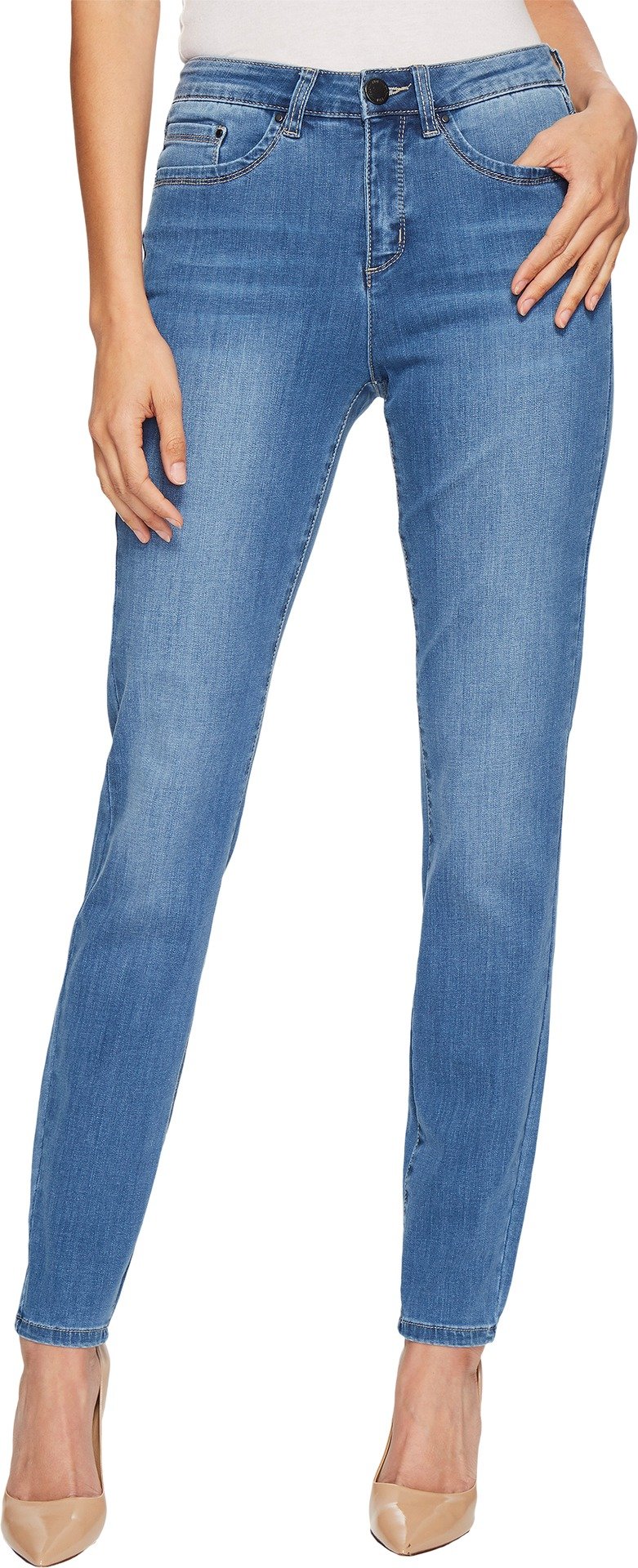FDJ French Dressing Jeans for Women - Coolmax Olivia Slim Leg Stretch Denim Pants | Perfect for Casual Wear, Office & Night Out