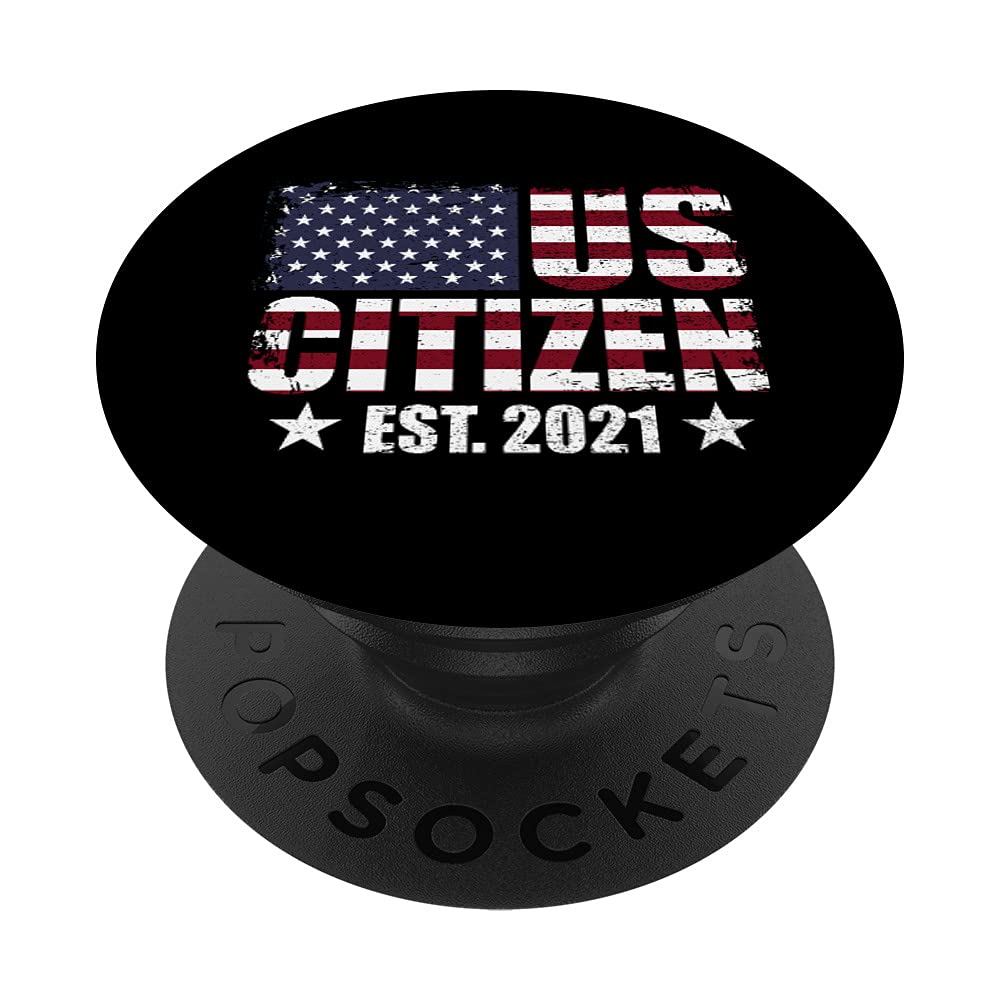 American Flag PopSockets Swappable PopGrip | Patriotic Phone Grip for iPhone & Android | Perfect for US Citizens, Independence Day & Everyday Pride (2021 Design)