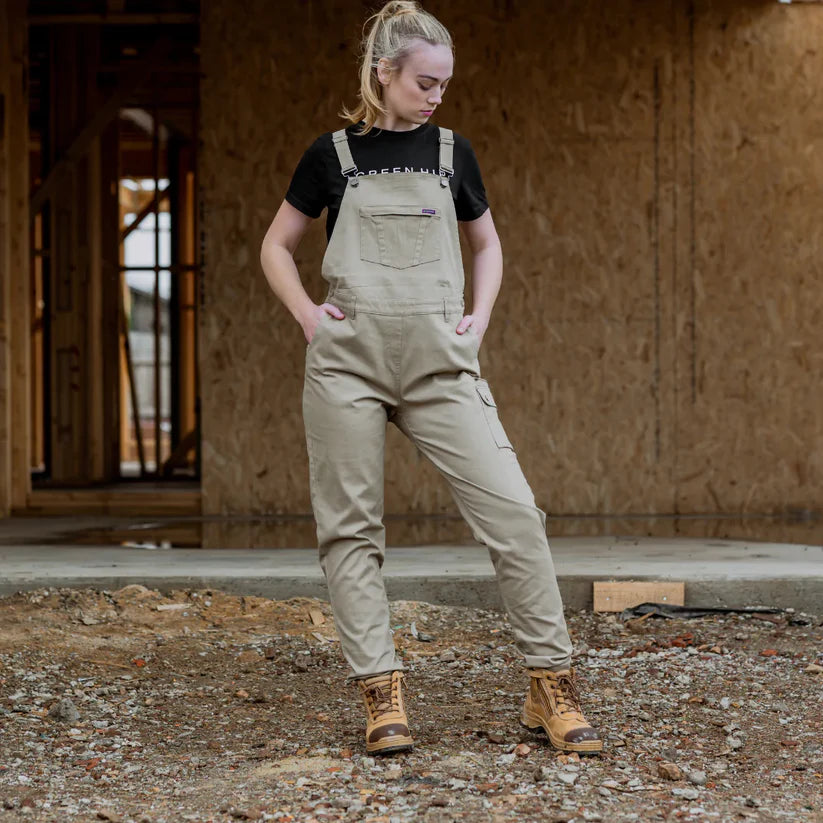 Women's Workwear Overalls - Durable Denim Jumpsuit for Construction, Gardening & DIY Projects | Comfortable & Stylish Work Clothes for Women