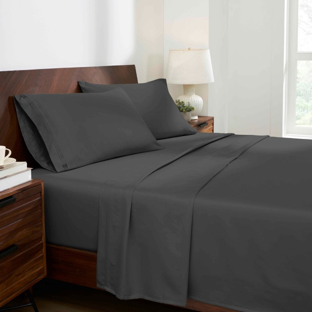 Premium 1000 Thread Count Egyptian Cotton Sheet Set - Eco-Friendly, Breathable & Hypoallergenic - Perfect for Luxury Bedding & Hot Sleepers