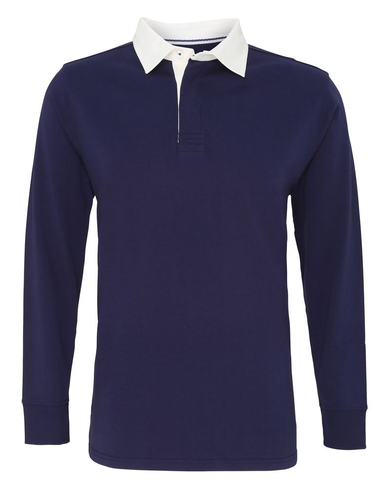 Men's Classic Fit Rugby Shirt - Comfortable Cotton Polo for Casual Wear & Sports | Perfect for Golf, Rugby & Everyday Outfits