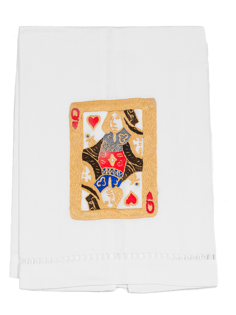 Queen of Hearts Playing Card Tips - Premium Poker Accessories for Casino Nights & Card Games