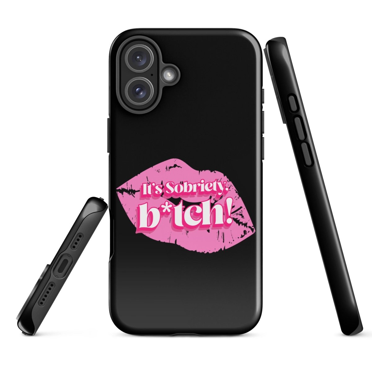Premium Sobriety Sass Tough Case for iPhone® - Durable & Stylish Protective Cover - Perfect for Daily Use, Travel, and Sobriety Support