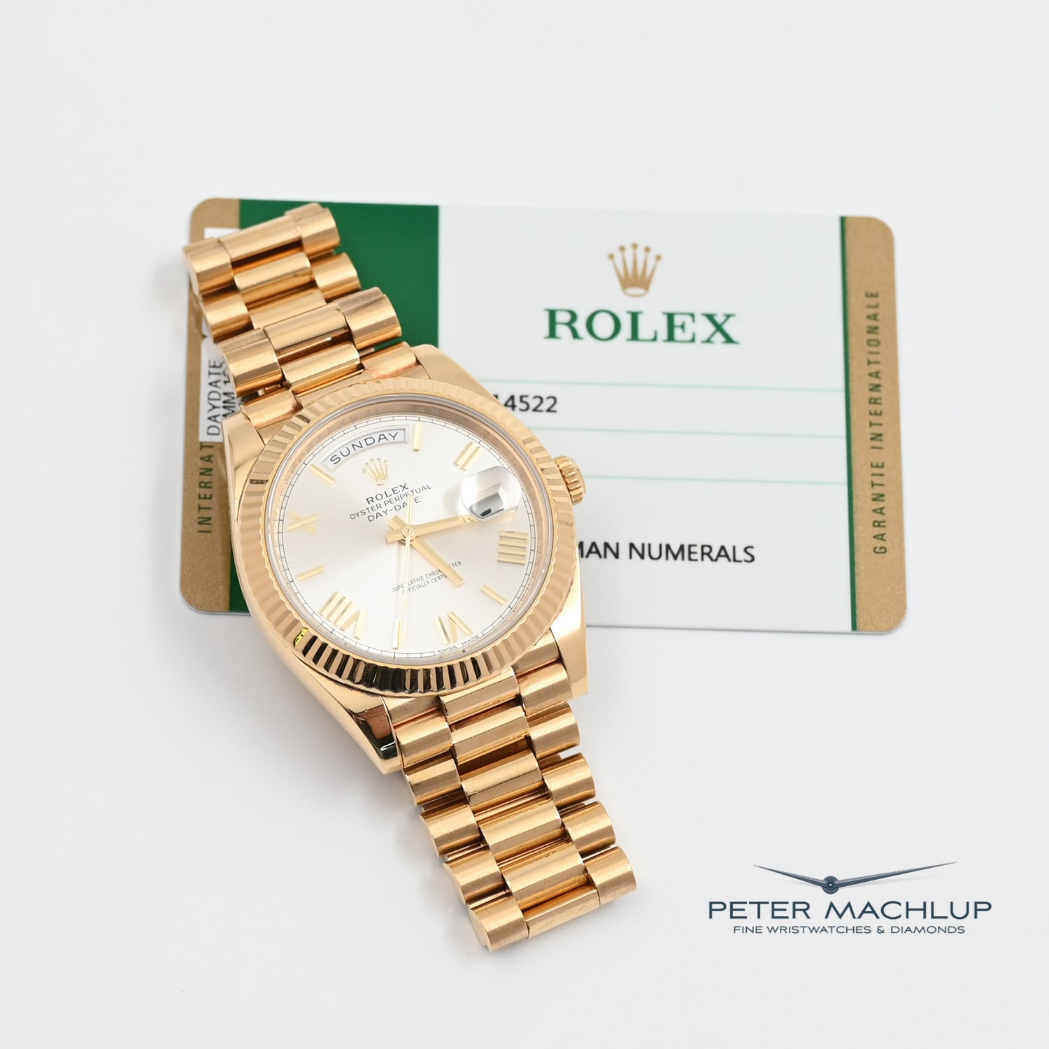 Rolex Day-Date 40 Watch 18K Gold Men's Luxury Watch - Perfect for Business Meetings & Formal Events