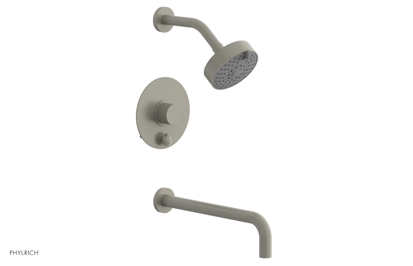 BASIC II 12 Pressure Balance Tub and Shower Faucet Set - 230 27 12 - Perfect for Bathroom Renovation & Modern Home Upgrade