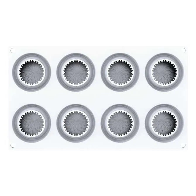 KIKU 70 Silicone Mold - 2.75 Inch Baking Cupcake & Chocolate Candy Making Mold for DIY Desserts & Party Decorations