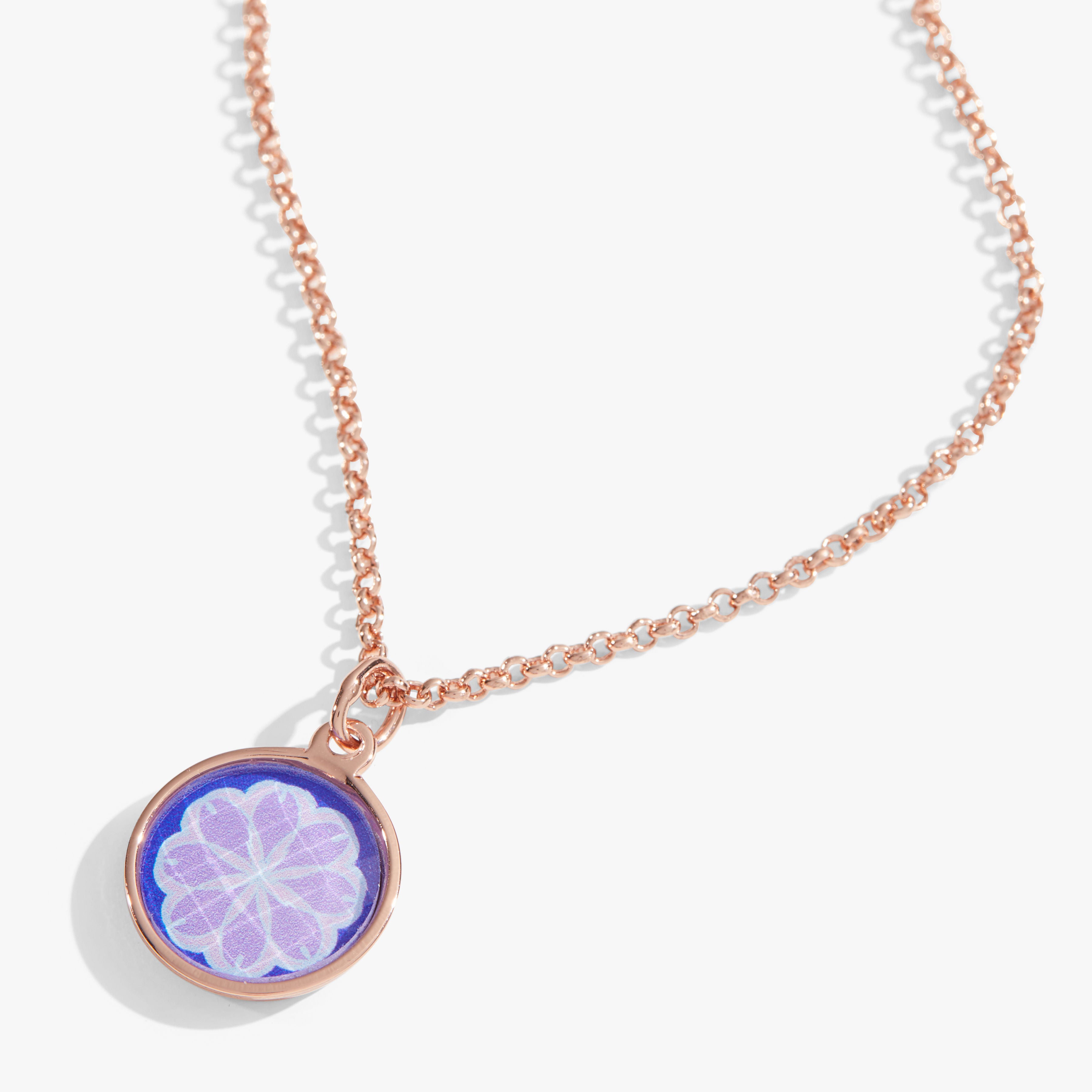 Healing Love Flower Necklace for Women - Elegant Floral Pendant Jewelry Gift for Her - Perfect for Valentine's Day, Anniversary & Romantic Occasions