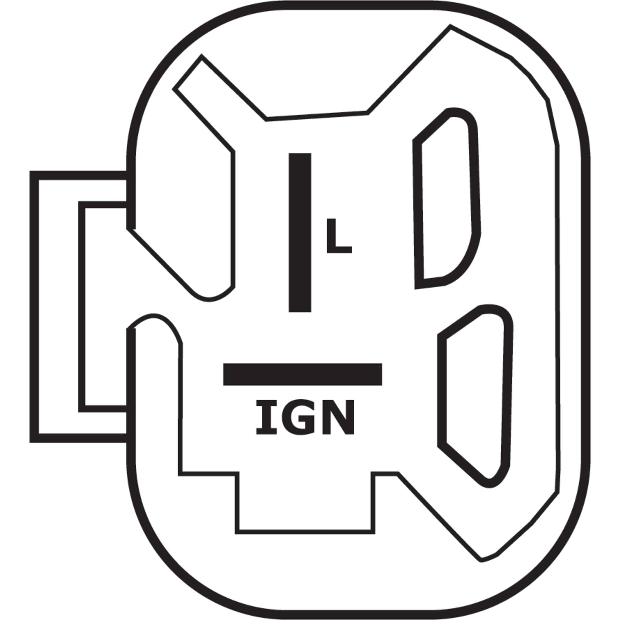 DB Electrical ROTA0217 75 Amp Alternator - Compatible with Mitsubishi Industrial Engines, 12V CW Rotation, Internal Fan & Regulator - Perfect for Heavy-Duty Equipment, Generators & Agricultural Machinery