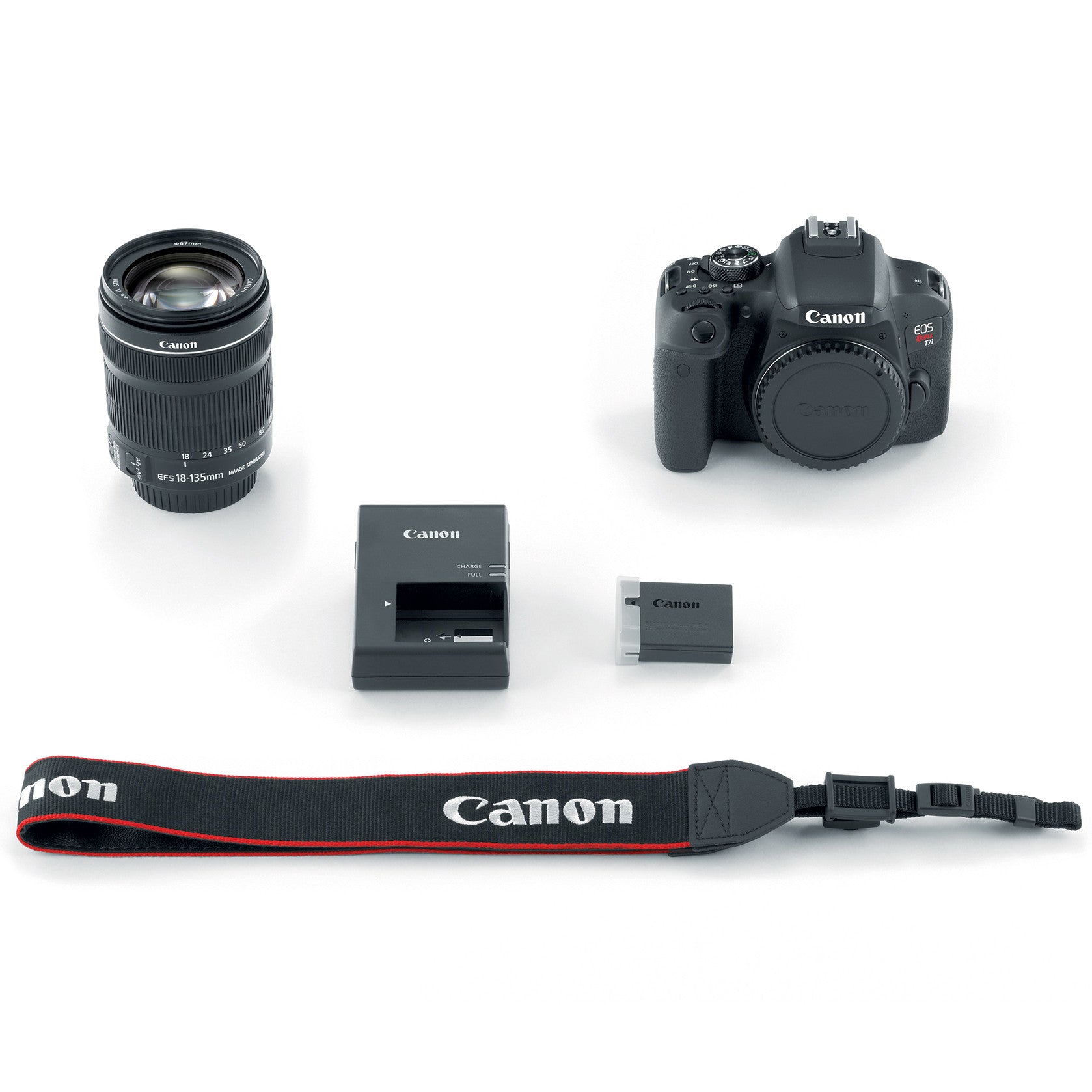 Canon EOS Rebel T7i DSLR Camera with 18-135mm STM Lens Kit - Professional Photography for Travel, Portraits & Vlogging