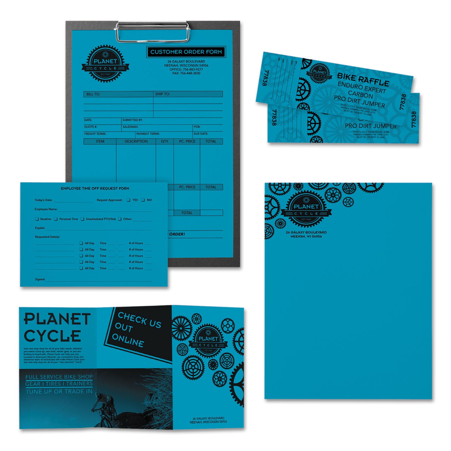 Astrobrights® Premium Color Paper - 24 lb Bond Weight, 8.5 x 11 Inches, Vibrant Celestial Blue, 500 Sheets per Ream | Perfect for Office Documents, School Projects, Crafting & Colorful Presentations