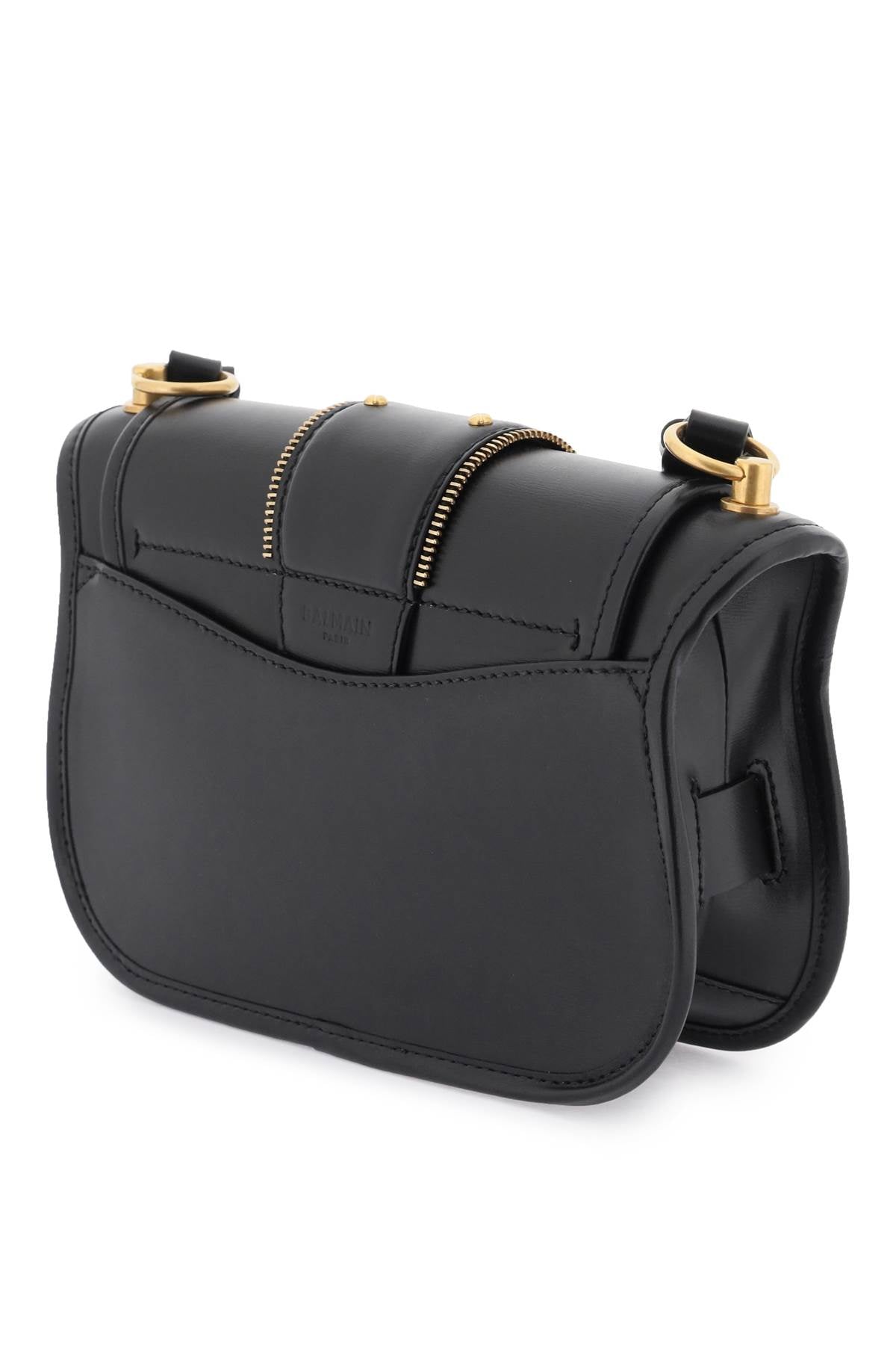 Balmain Leather 'Blaze' Bag with Monogram Buckle - Luxury Designer Handbag for Women, Perfect for Evening Parties & Special Occasions