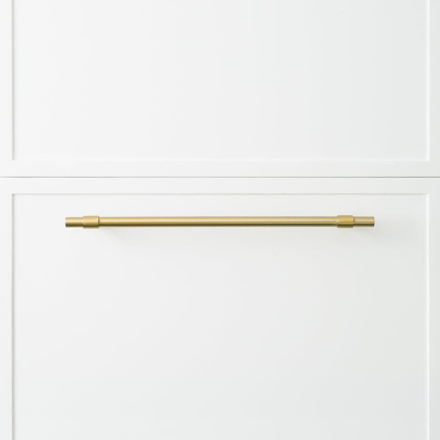 400mm Brushed Brass Cabinet Pull - Elegant Drawer Handle for Kitchen, Bathroom & Furniture - Perfect for Modern Home Renovation & DIY Projects