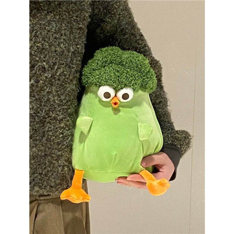 Adorable Broccoli Chicken Plush Toy - Kawaii Stuffed Animal for Kids, Girls & Boys | Perfect Gift for Birthday, Christmas & Home Decor