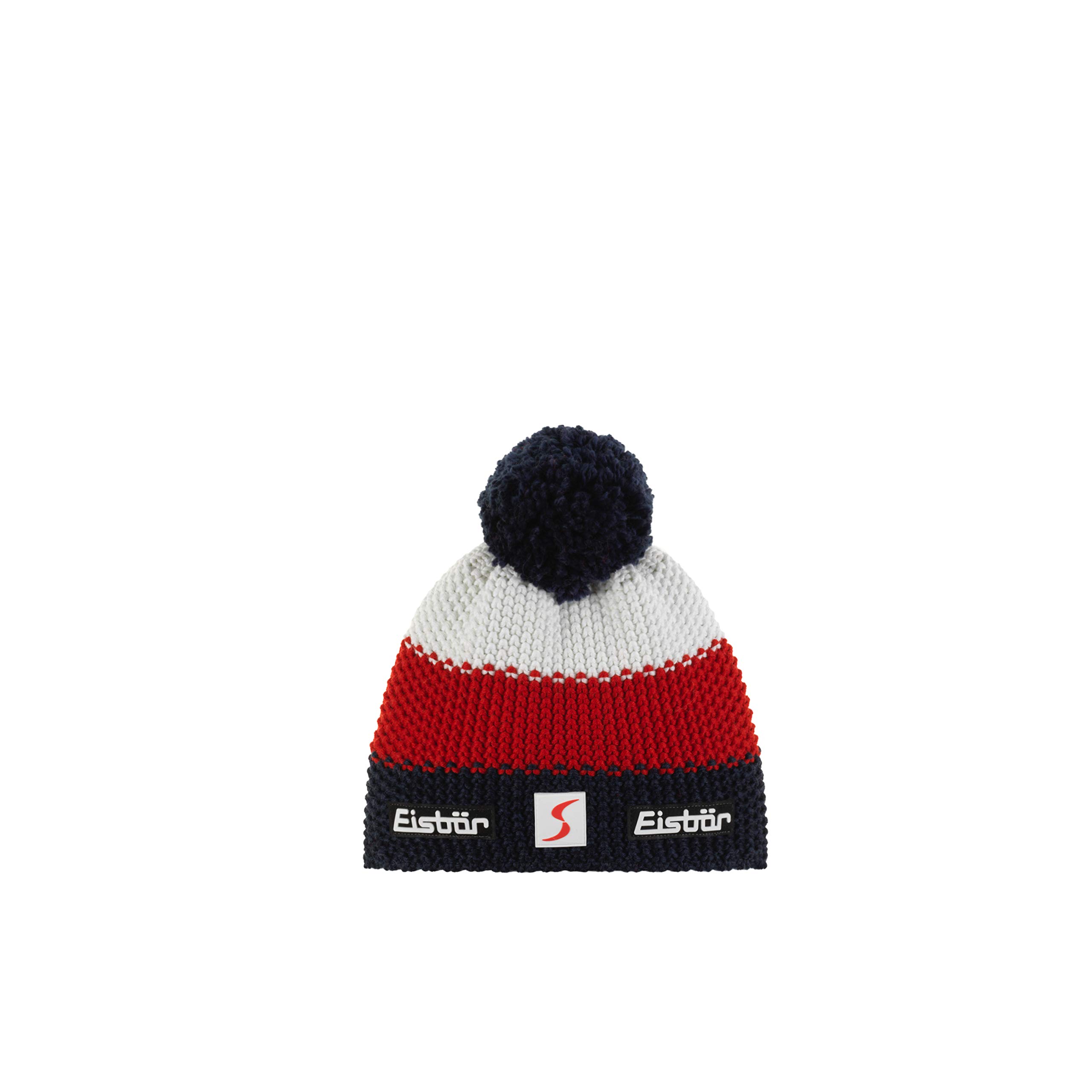 Eisbär Star Bobble Hat - Winter Knit Beanie with Faux Fur Pom for Women & Men - Cozy Cold Weather Accessory for Skiing, Snowboarding & Outdoor Activities