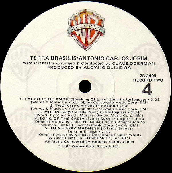 Antonio Carlos Jobim Terra Brasilis Vinyl 2xLP Album Limited Edition Special Pressing – Perfect for Jazz Collectors & Brazilian Music Lovers