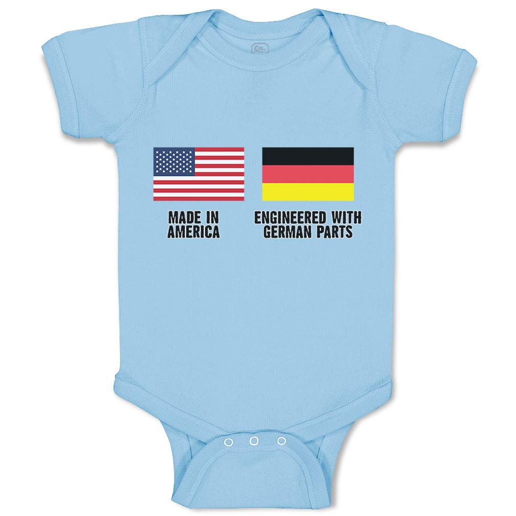 Cute Rascals Baby Bodysuit - 100% Made in USA with Premium German Materials | Soft Cotton Infant Onesies for Boys & Girls | Perfect for Playtime, Daycare & Family Photos