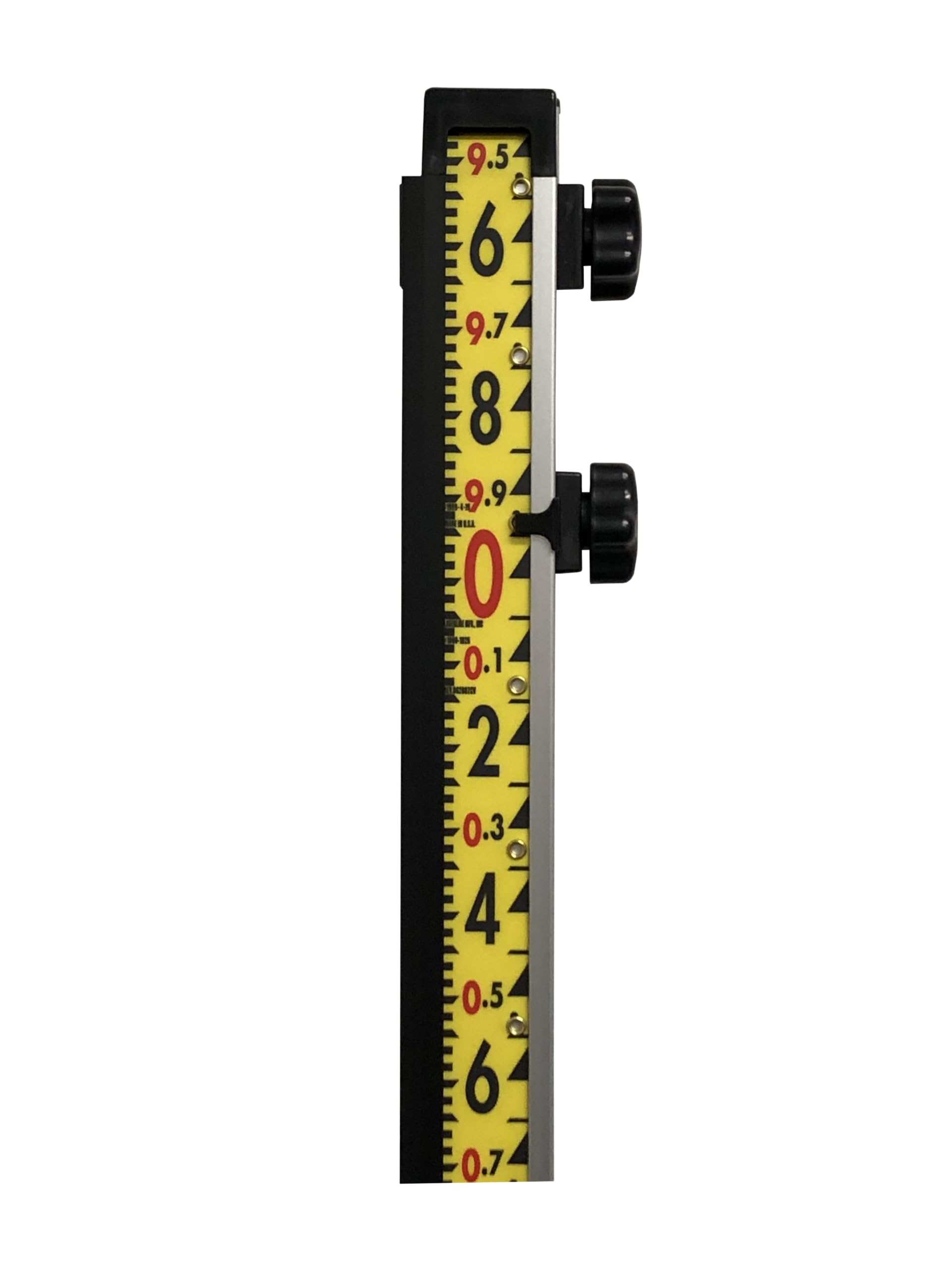 Sudopo LASERLINE Direct Elevation Grade Rod - 16ft/5m Aluminum Leveling Rod for Laser Level - Perfect for Construction, Land Surveying & Outdoor Measurement