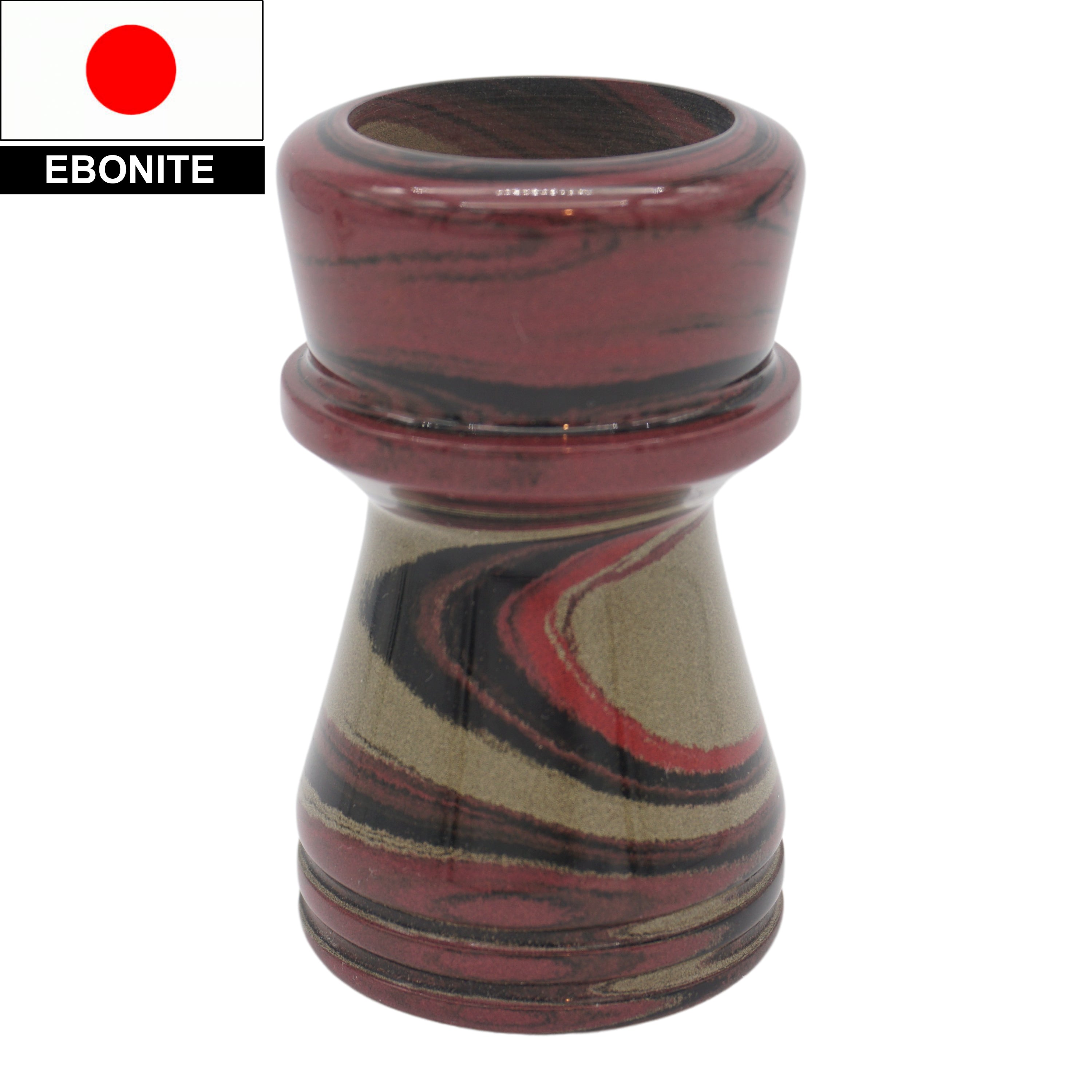 Premium Mars Ebonite Handcrafted Shaving Brush Handle - Fits 28mm & 30mm Knots - Perfect for Wet Shaving & Grooming Gifts for Men