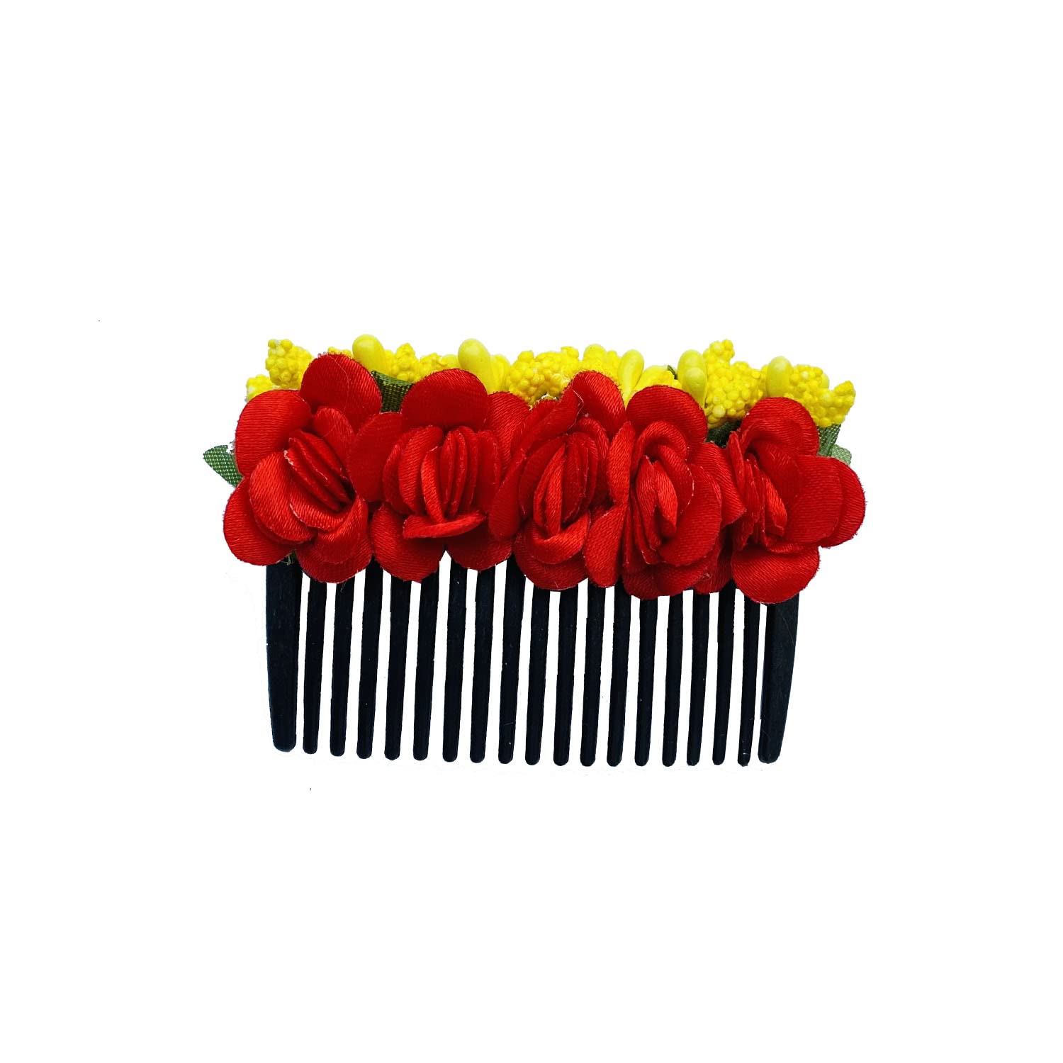 VinshBond Floral Hair Comb Clips - Wedding Bridal Hair Accessories for Women & Girls (Pack of 1, Multicolor) - Perfect for Bridal Parties, Prom, and Special Occasions