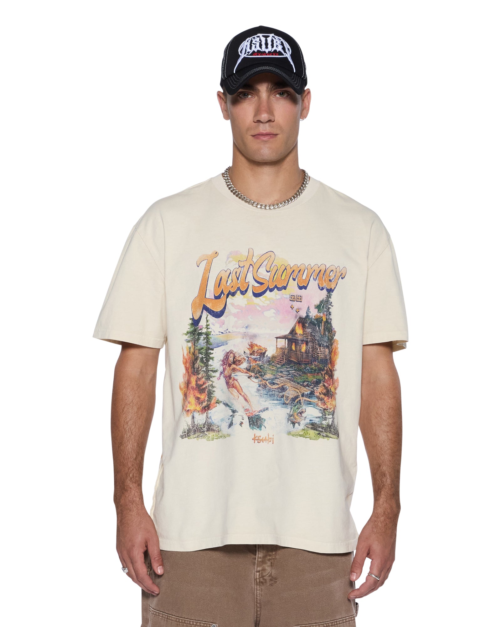 LAST SUMMER BIGGIE SS TEE DESERT - Vintage Graphic Short Sleeve T-Shirt for Men & Women | Casual Summer Outfit, Beach Wear, Festival Fashion