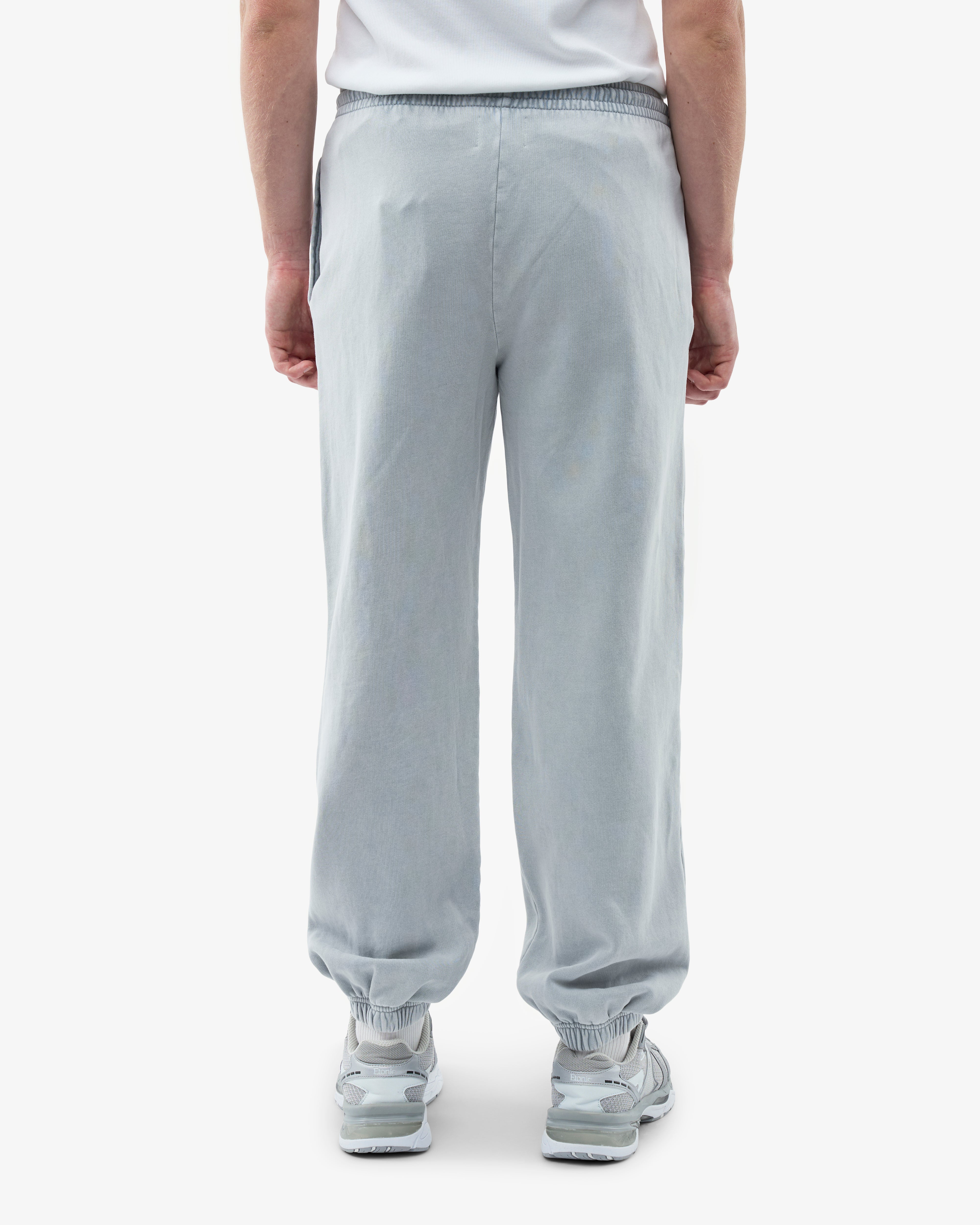Organic Relaxed Sweatpants for Women - Soft Comfortable Lounge Pants in Faded Grey - Perfect for Yoga, Running & Home Relaxation