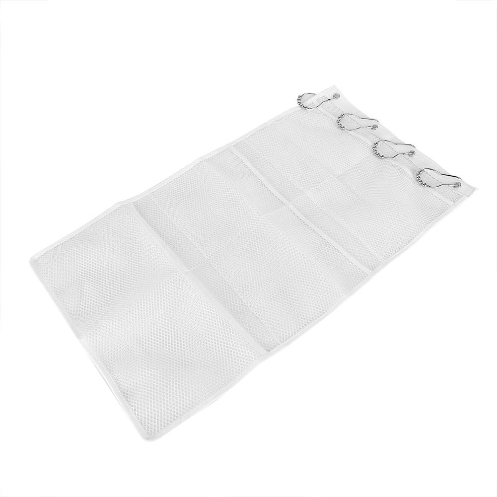 OUKENS 6-Pocket Wall Hanging Mesh Storage Bag - Space Saving Organizer for Shoes, Toys, Bathroom & Home Organization (Perfect for Closet, Nursery, Dorm Room Storage)