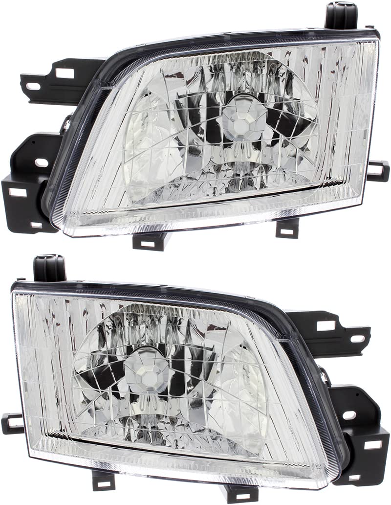 High-Quality Gold Shrine Halogen Headlight Lamps Set for 2001-2002 Subaru Forester - Driver & Passenger Side - Perfect for Night Driving & Off-Road Adventures