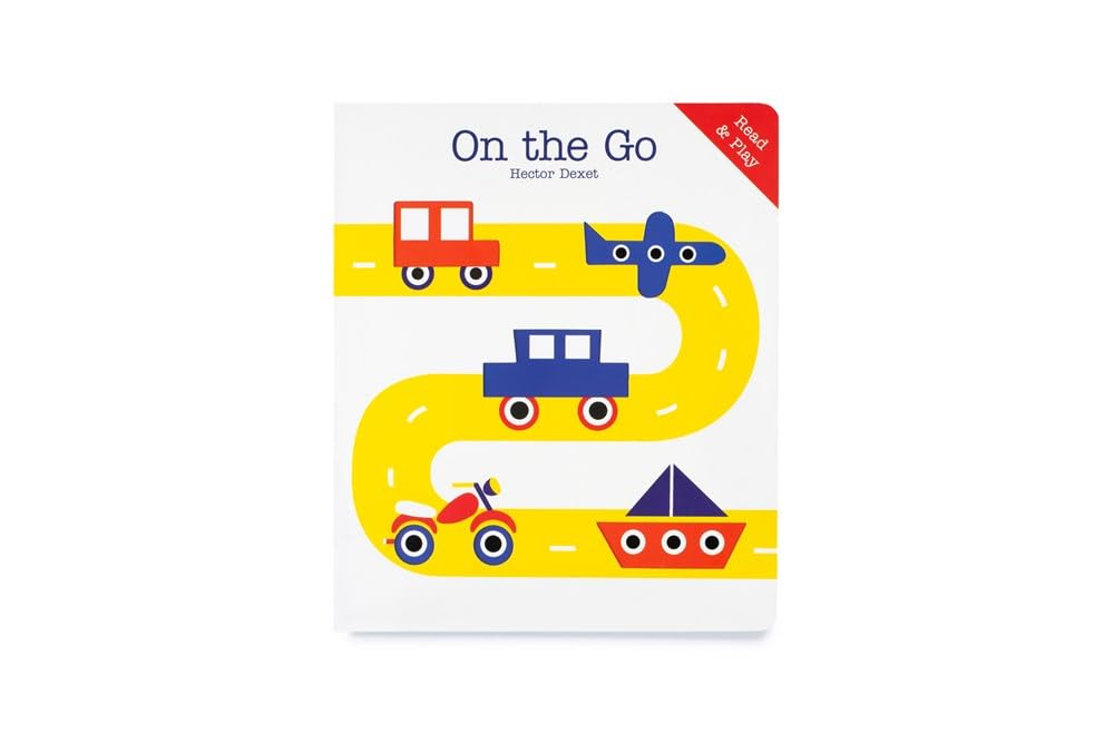 On the Go (Read and Play) - Portable Travel Activity Book for Kids - Perfect for Car Rides, Airplane Trips & Family Vacations