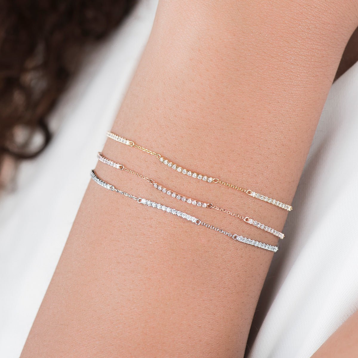 14K White Gold Diamond Tennis Bracelet for Women - Elegant & Timeless Jewelry Gift for Weddings, Anniversaries & Special Occasions