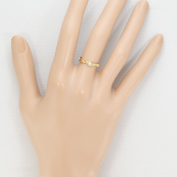 18K Yellow Gold Diamond Ring for Women - Elegant Solitaire Engagement & Wedding Band - Perfect Gift for Anniversary, Proposal, or Special Occasion